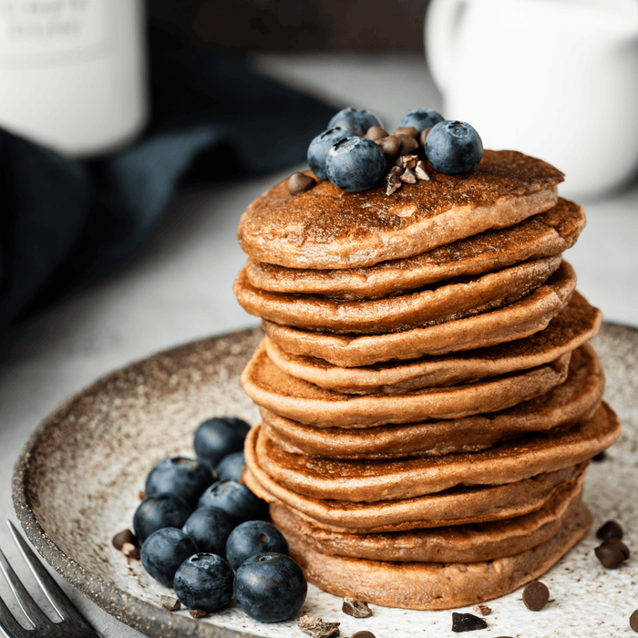 Gluten-Free Cinnamon Oat Pancakes - Teri Cochrane