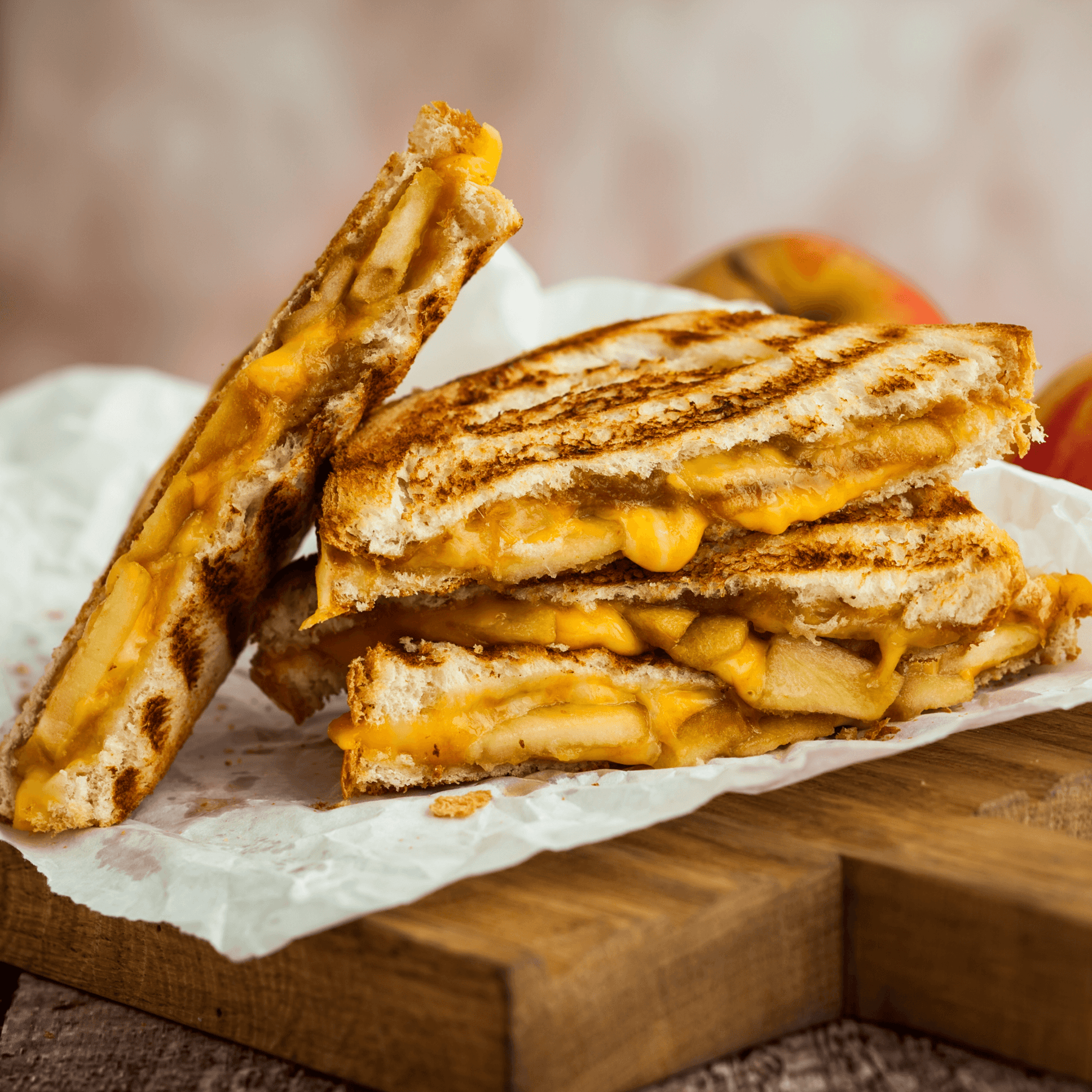 Gluten-Free Grilled Cheese Aux Pommes - Teri Cochrane