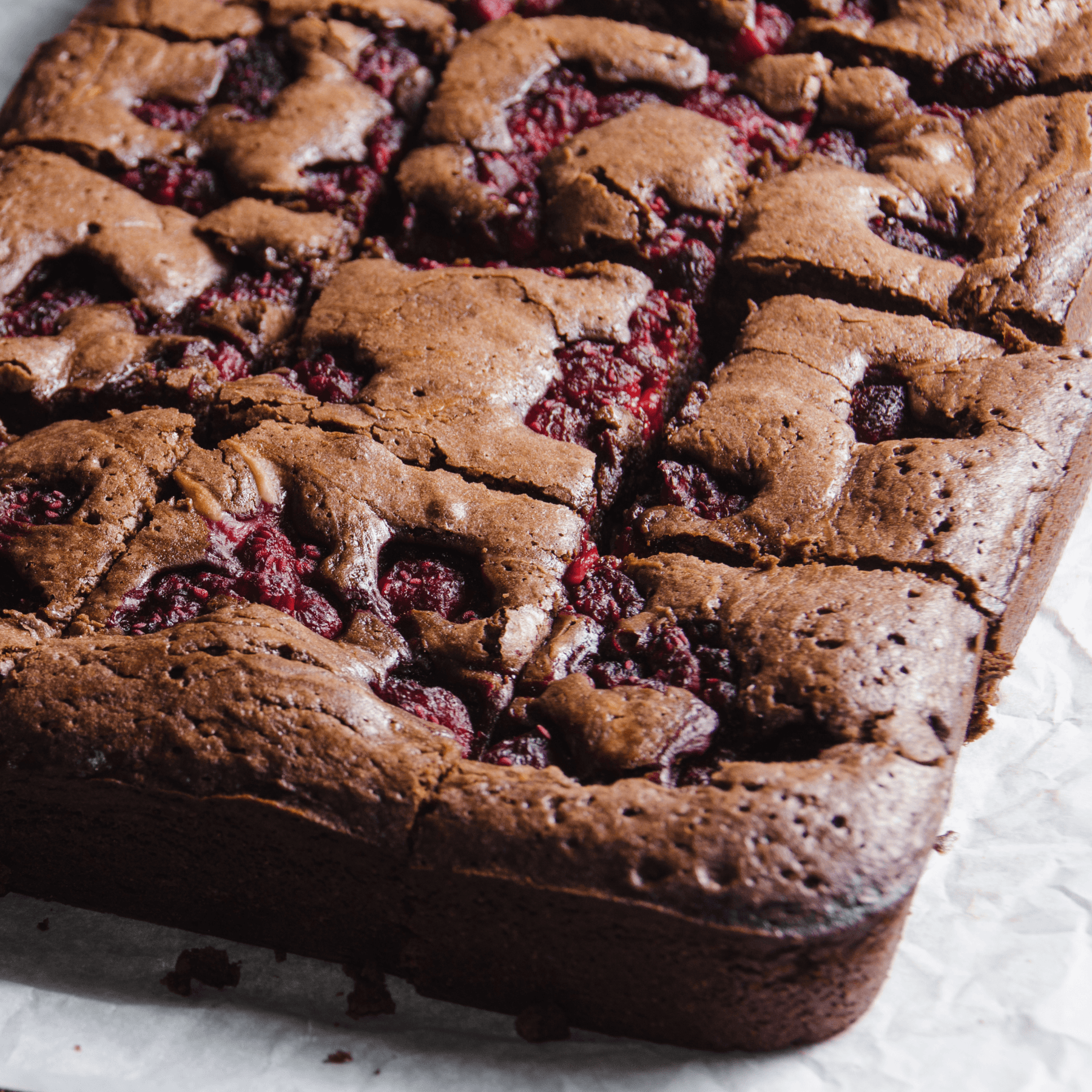 Protein-Rich Raspberry Brownies - Teri Cochrane