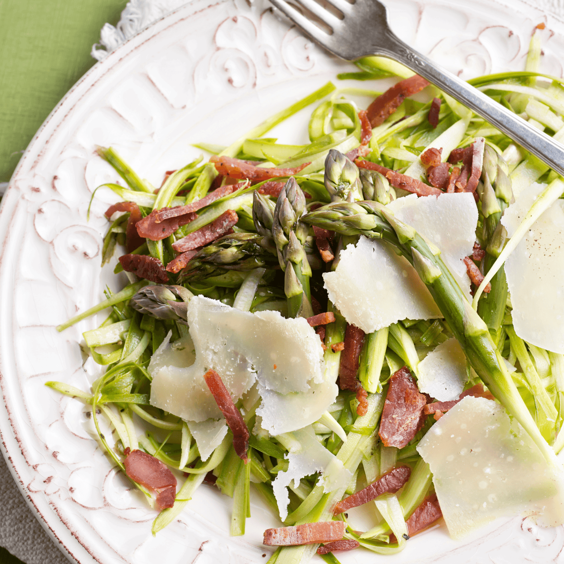 Shredded Greens & Manchego Salad - Teri Cochrane